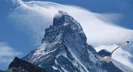 Mountain With Spoon